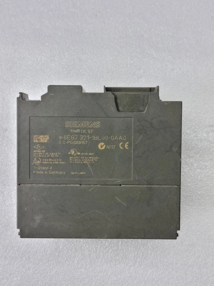 SIEMENS 6ES7 321-1BL00-0AA0 SIMATIC S7 E-STAND 4 MODULE 6ES73211BL000AA0 (USED)